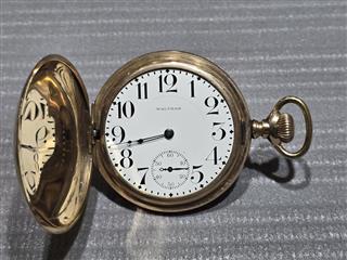 WALTHAM Pocket Watch 19j 5 adj running Crescent st?
